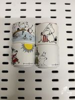 4 x Cute Moomin Eggcups Ceramic