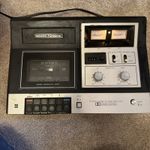 National Panasonic Stereo Cassette Tape Deck 269 With Power Cable Working