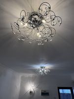 Crystal Light Fittings, 2x Ceiling Take G9 Bulbs, 1x Wall Light Take G4 Bulbs