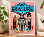 Erasure Radio Radio Tour Poster Print A4 Unframed Music Wall Art