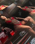 Leah Shutkever Coca-Cola Signed Poster