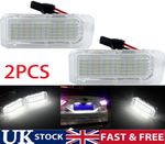2XLED Licence Number Plate Light F  Ford Fiesta Focus C-Max Kuga Mondeo Jaguar