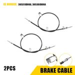 For Nissan Qashqai J10 2007-13 Rear Left Right Handbrake Cables Pair 36531JD00A