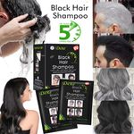 10-100 Pack DEXE Black Hair Shampoo 5 minutes Instant Dye Permanent Hair Colour 