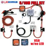 Split Charge Battery Relay Kit w/6way fuse box 12V 140A VSR Sense Camper Van UK