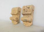 Wooden Corbels Brackets Holders Shelf Decorative Furniture Antique STYLE 4.5/8"H