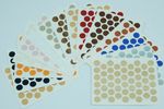 50pcs  Self Adhesive Stickers Sheet Screw Hole Covers Stick On Furniture 14mm