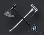 Mandalorian Melee Weapons (Axe & Hammer) -  Galactic Armory - DIY - Painted