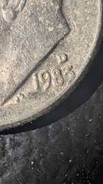 1983-D Roosevelt Dime 10C Denver D Mint Mark Business Strike Copper KM#195