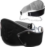 MYTRA Real Leather Dipping Belt Weightlifting Gym Training Bodybuilding Workout