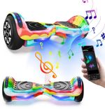 iHoverboard H1Segway Bluetooth UK Electric Self Balance Kids HoverBoard Rainbow