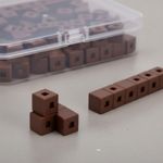 300 Pieces Interlocking Math Cubes Develops STEM Skills Math Linking Cubes
