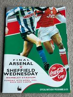 1993 Coca-Cola Cup Final Arsenal v Sheffield Wednesday in Unused Condition