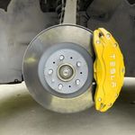 Tesla Model 3 Brake Caliper Covers Aluminum Front & Rear YELLOW 17-23 (4PCS)