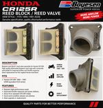 Honda CR125R 1988-1991 Boyesen RAD Valve Reed Block RAD-01A EVO Motocross MX