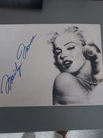 Postcard With Marilyn Monroes  Original Autograph