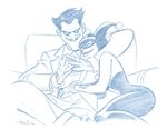 Harley Quinn & the Joker Convention Sketch by Animator - Original Art Drawing #2
