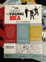 The Jam Weller Exhibition About The Young Idea  Cards Foxton Mod Revival x 5