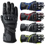 RST Fulcrum Mens Motorcycle Gloves Leather Motorbike Sports Race Glove