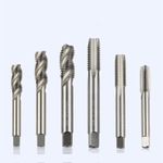 HSS Spiral Flute Machine Taps Tool M2 M3 M4 M5 M6 M8 M10 - M24 for Steel Iron