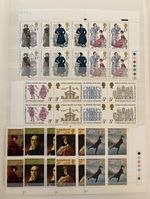 Album Of Superb QEII Commemorative Plate Block Sets 1974-1990 Approx 130 UMM