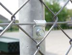 metal mesh panel clips with screw wire fencing
