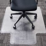 Non Slip Office Chair Desk Floor Mat Computer Carpet PVC Plastic Clear Protector