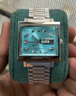 Vintage Rado Manhattan Ice Blue Dial Refurbished Swiss Auto ETA 2789