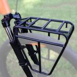 Bicycle Bike Front Pannier Rack Heavy Duty Load Cycle Brake Frame Luggage Shelf