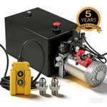 15/6/10L Double Acting Hydraulic Pump 12V DC Dump Trailer Hydraulic Power Unit