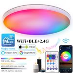WIFI LED Ceiling Lights Living Room Lamp Music Smart Down Lights Alexa Google UK