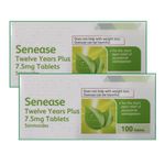 2 X 100 Senna Tablets (Senease) -Natural Constipation Relief (Senokot)**NEW**
