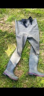 Green Rubber Fishing Chest Waders Boot Foot, Unisex Adults, One Size