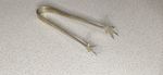 Pair Of Vintage Brass Bird Claw Sugar Tongs