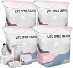 No-Pump 3D Vacuum Storage Bags, no pump vacuum storage bags, Roll-Up Compression