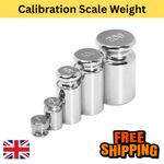 Calibration Scale Weight Set 1g 2g 5g 10g 20g 50g 100g Chrome Plated Steel