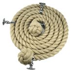 Natural Hemp Bannister Handrail Stair Rope Select Diameter, Length and Fittings