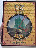 Macy’s Wizard of Oz 50th Anniversary “It’s OZ Time” Wall Clock Vintage Old RARE