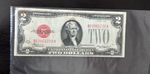 Infamous Two Dollar Bill 2$ „TOMMY” Thomas Jefferson Red Seal 1928 Series C