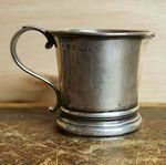 George III 1819 Sterling Silver Mug London Possible Joseph Angell 97g