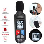 Digital Level Audio Sound Meter 30-130Db Decibel Meter Portable Noise Meter