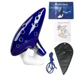 12 Holes Ocarina Ceramic Alto C Vessel Flute Wind Legend of Zelda Musical Instr