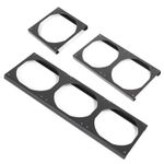 Galvanized Steel PC Fan Mounting Bracket 12cm 15mm Heightening Heat Dissipation