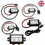 DC DC Converter Module 12V 24V to 5V 3A Buck Step Down Dual USB Power Adapter UK