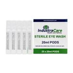 Sterile Saline 20ml Pods, Eye Wash & Wound Solution, First Aid Kit Refills