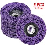 5PCS 115mm Poly Strip Wheel Discs Paint Rust Remove Abrasive Angle Grinder
