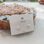Real Pearl 4.5mm Stud Earrings S925