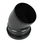 Soil Pipe Single Socket 30° Bend Pushfit - 110mm