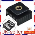 Flash Cold Hot Shoe Mount Adapter to 1/4” Thread Camera Light Stand or Tripod