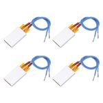 4 Pcs PTC Heating Element, 12V 3W-75W 110C PTC Heating Plate